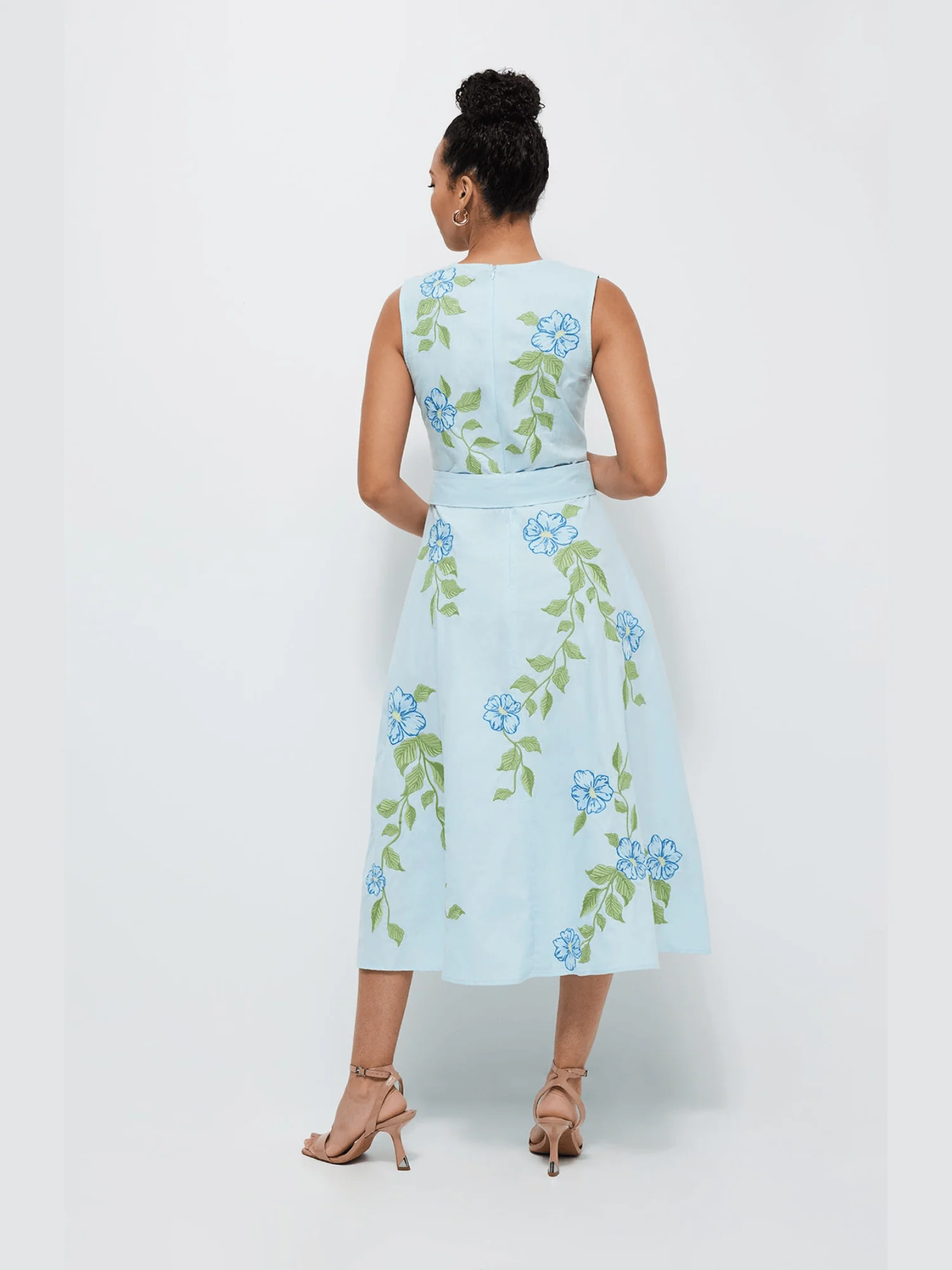 The Medina Dress in Light Lagoon - Image 4