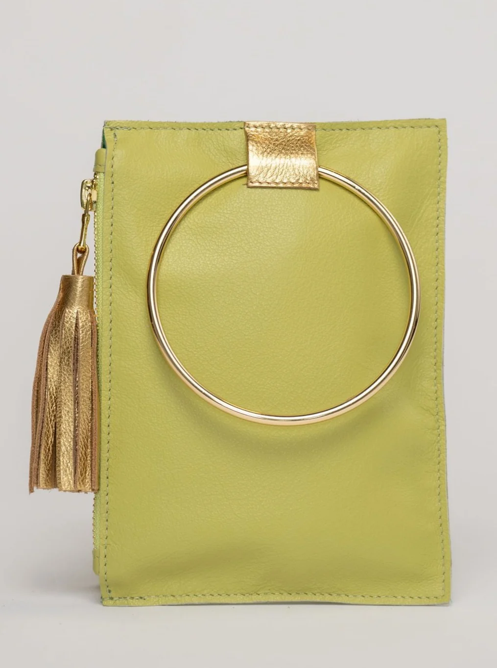 The Metal Ring Wristlet | Citrus