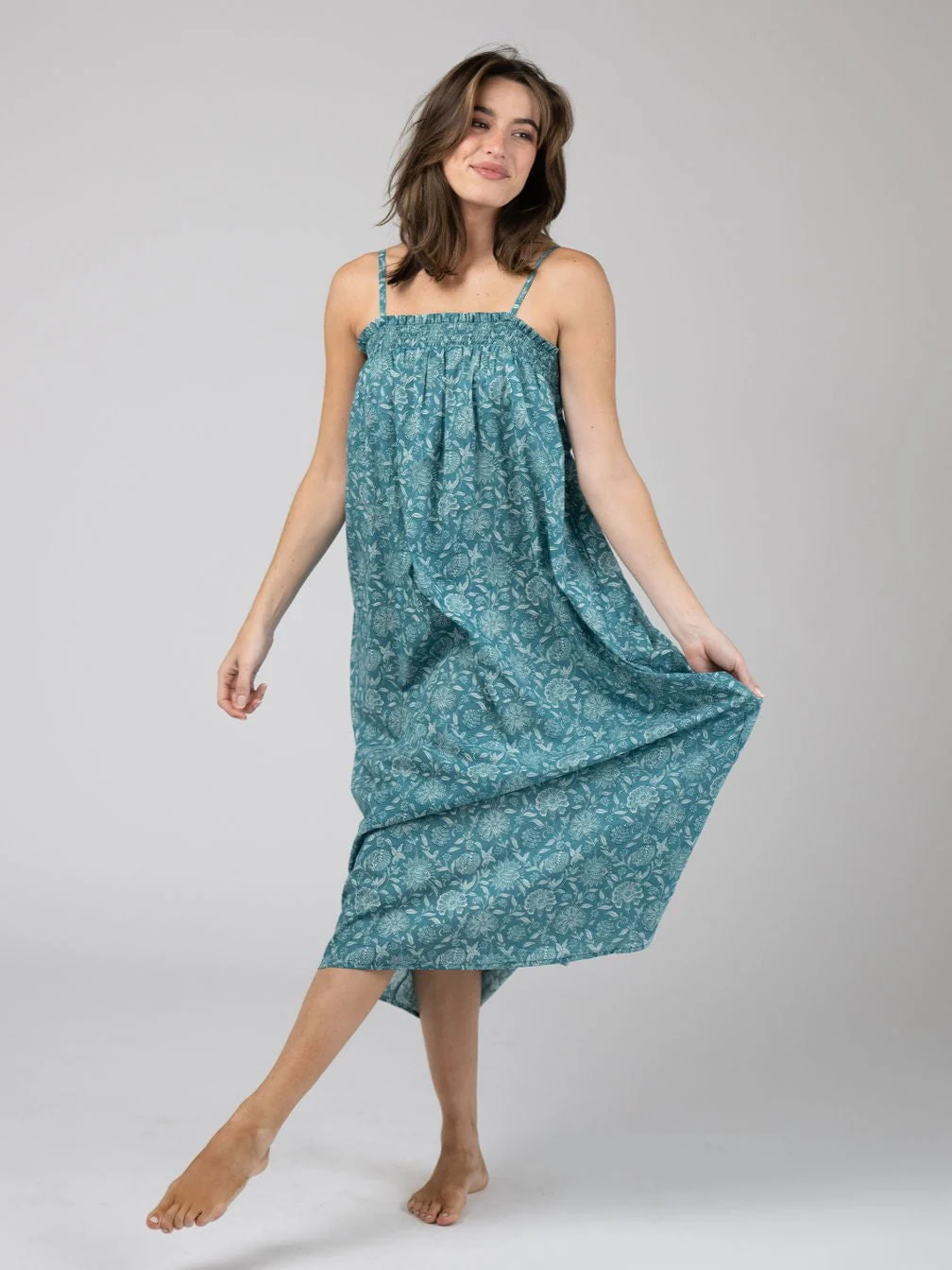 The Montauk Maxi Dress | Ocean Garden