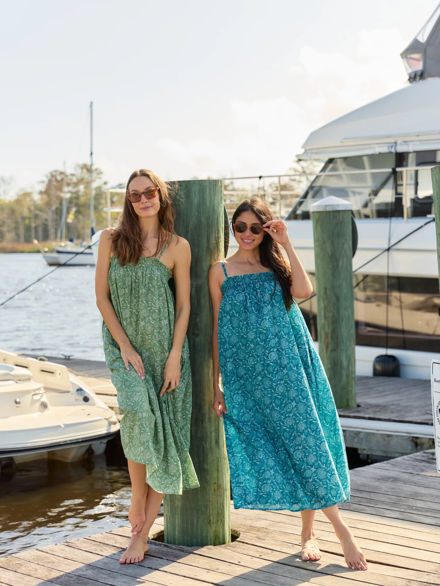 The Montauk Maxi Dress | Ocean Garden - Image 2