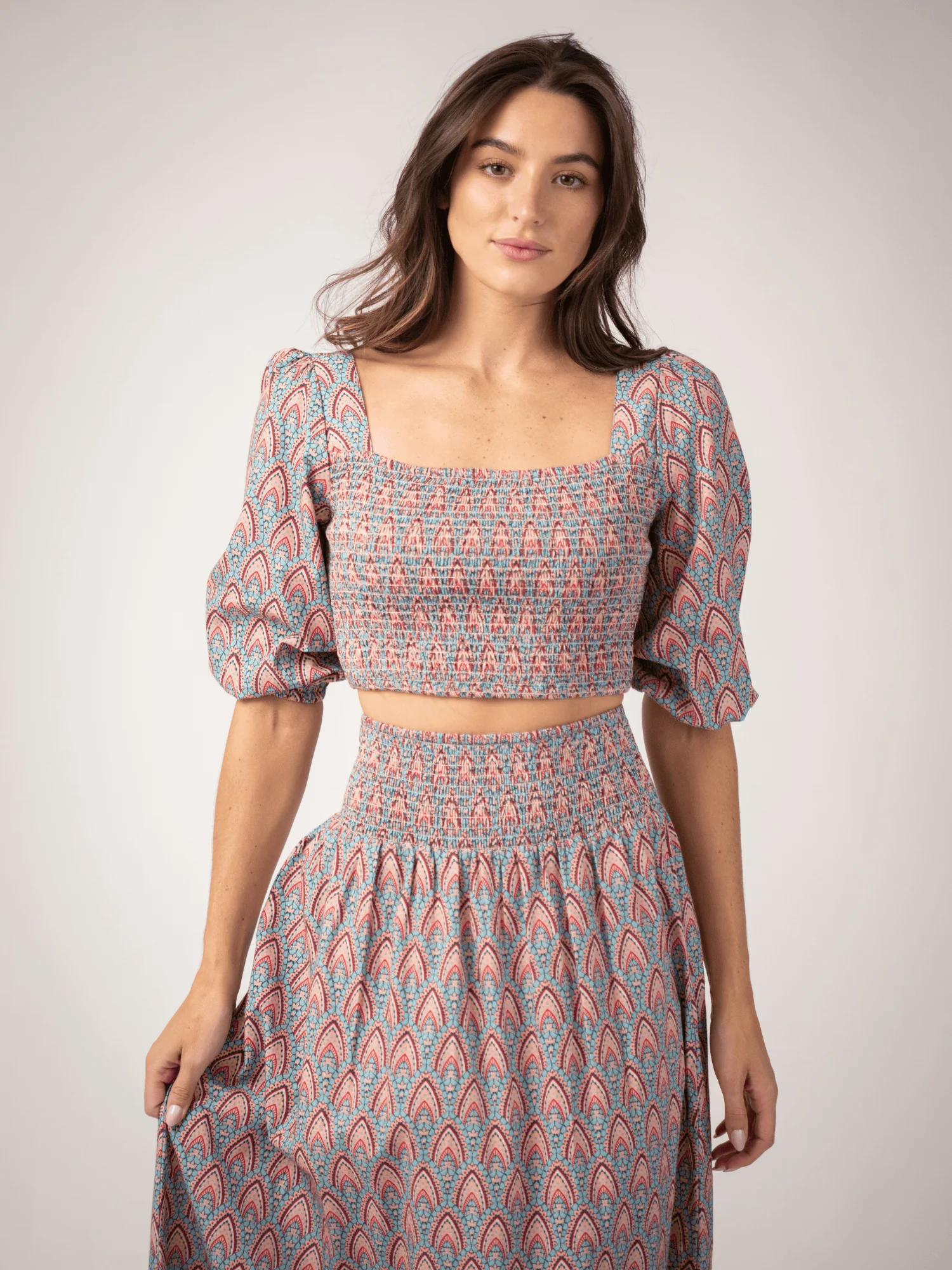 The Ophelia Skirt | Red Scallop - Image 3