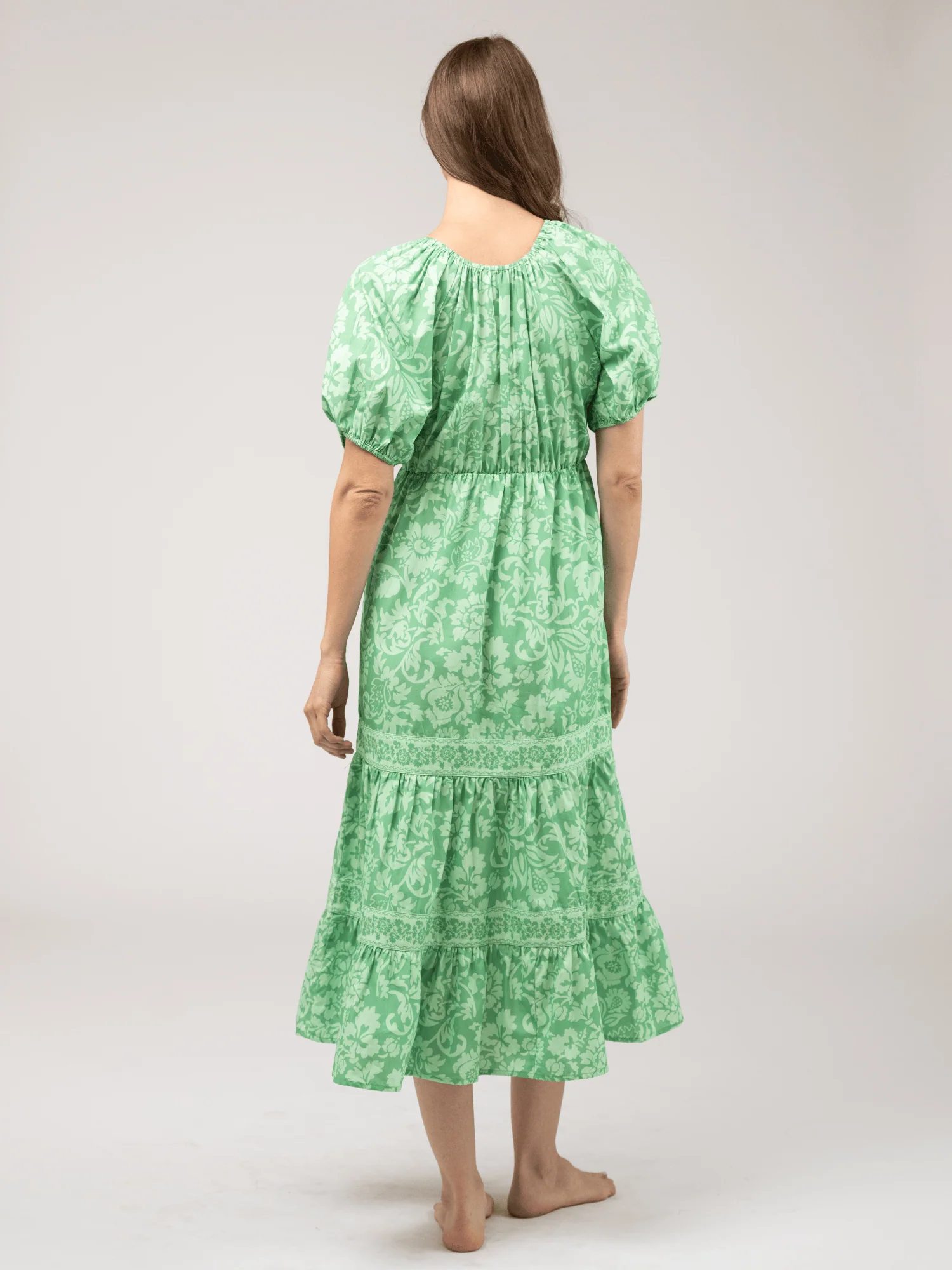 The Poppy Dress | Green Flore - Image 4