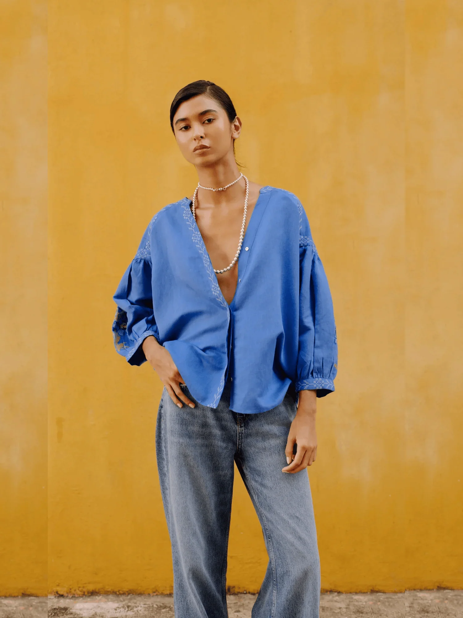 The Royal Blue Blouse - Image 3