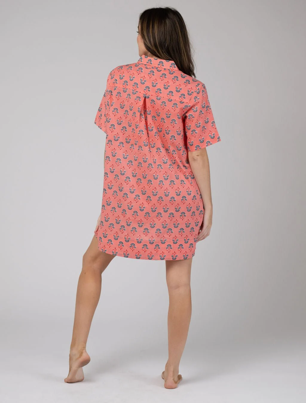 The Sconset Shirt Dress | Pink Fleur - Image 5