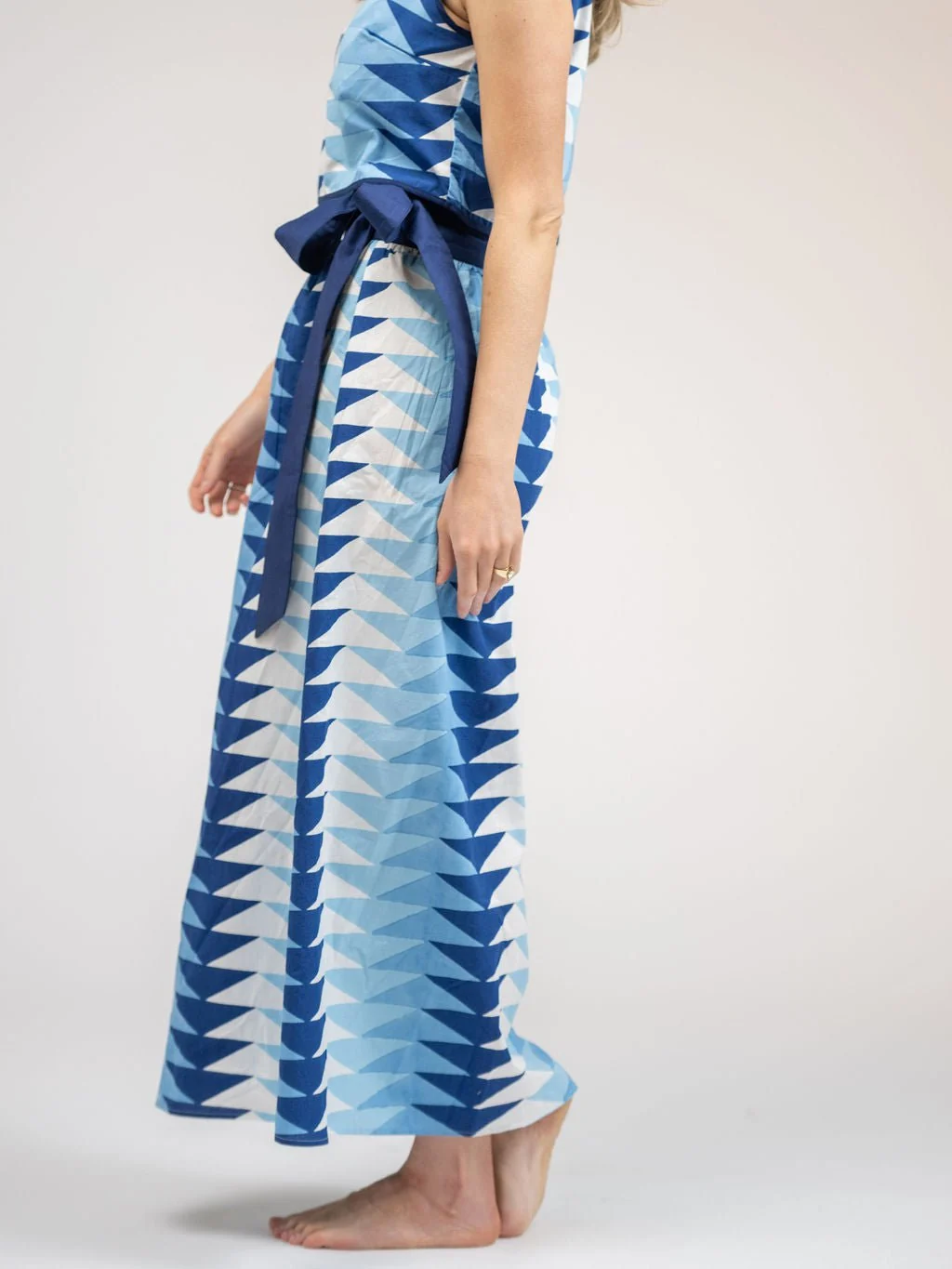 The Sullivan Skirt | Ocean Bagru Triangle - Image 4
