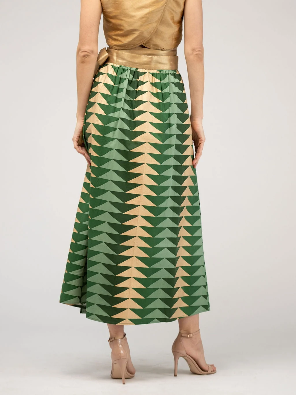 The Sullivan Skirt | Pine Bagru Triangle - Image 3