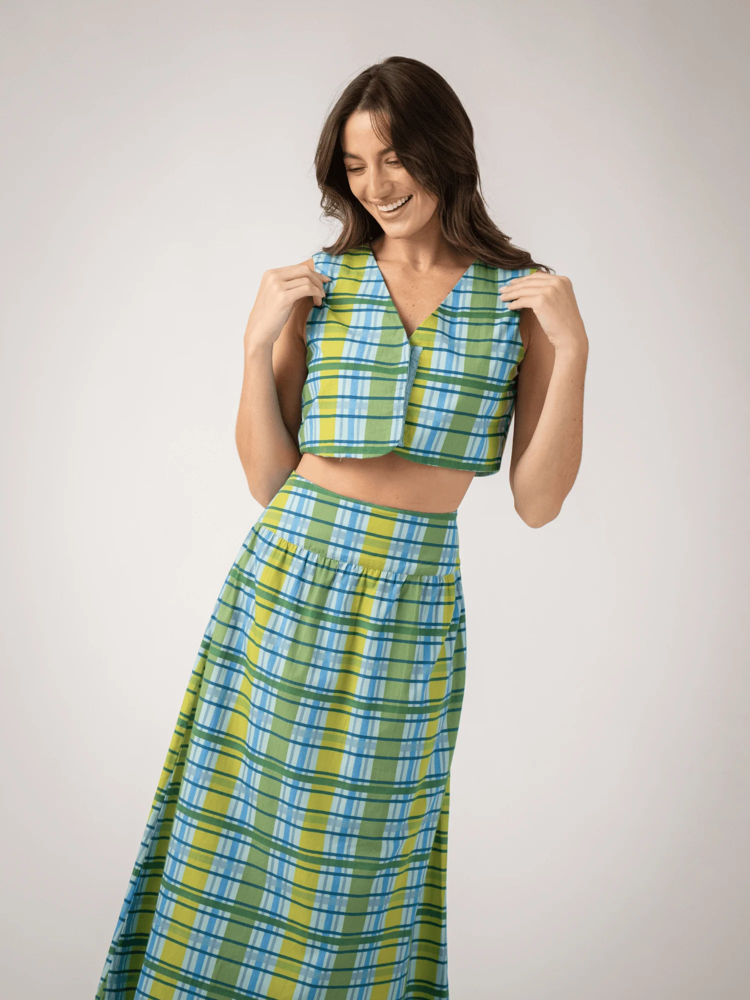 The Trellis Skirt | Mystic Plaid - Image 3