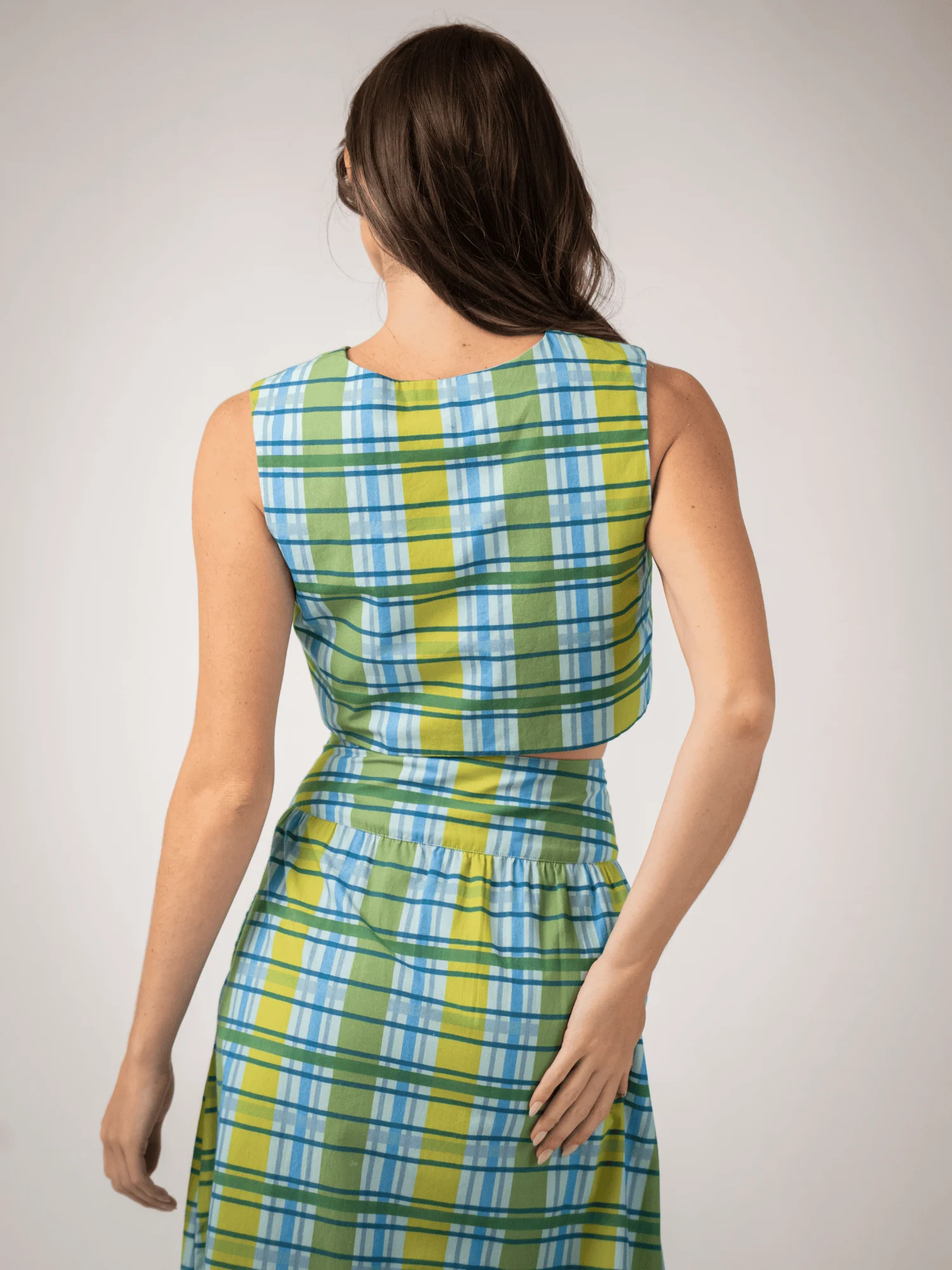 The Trellis Top | Mystic Plaid - Image 5