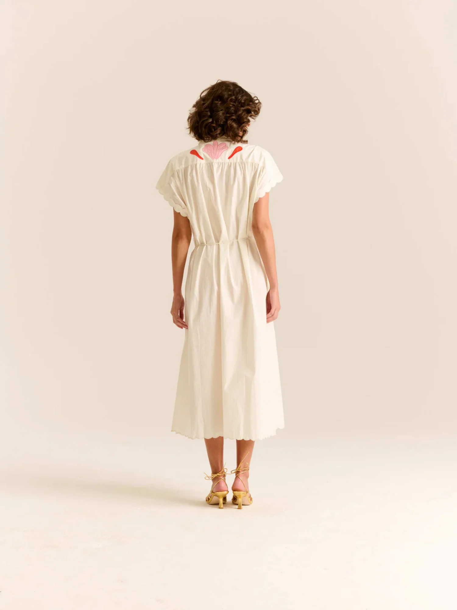 The Valerie Kaftan in Off White - Image 3
