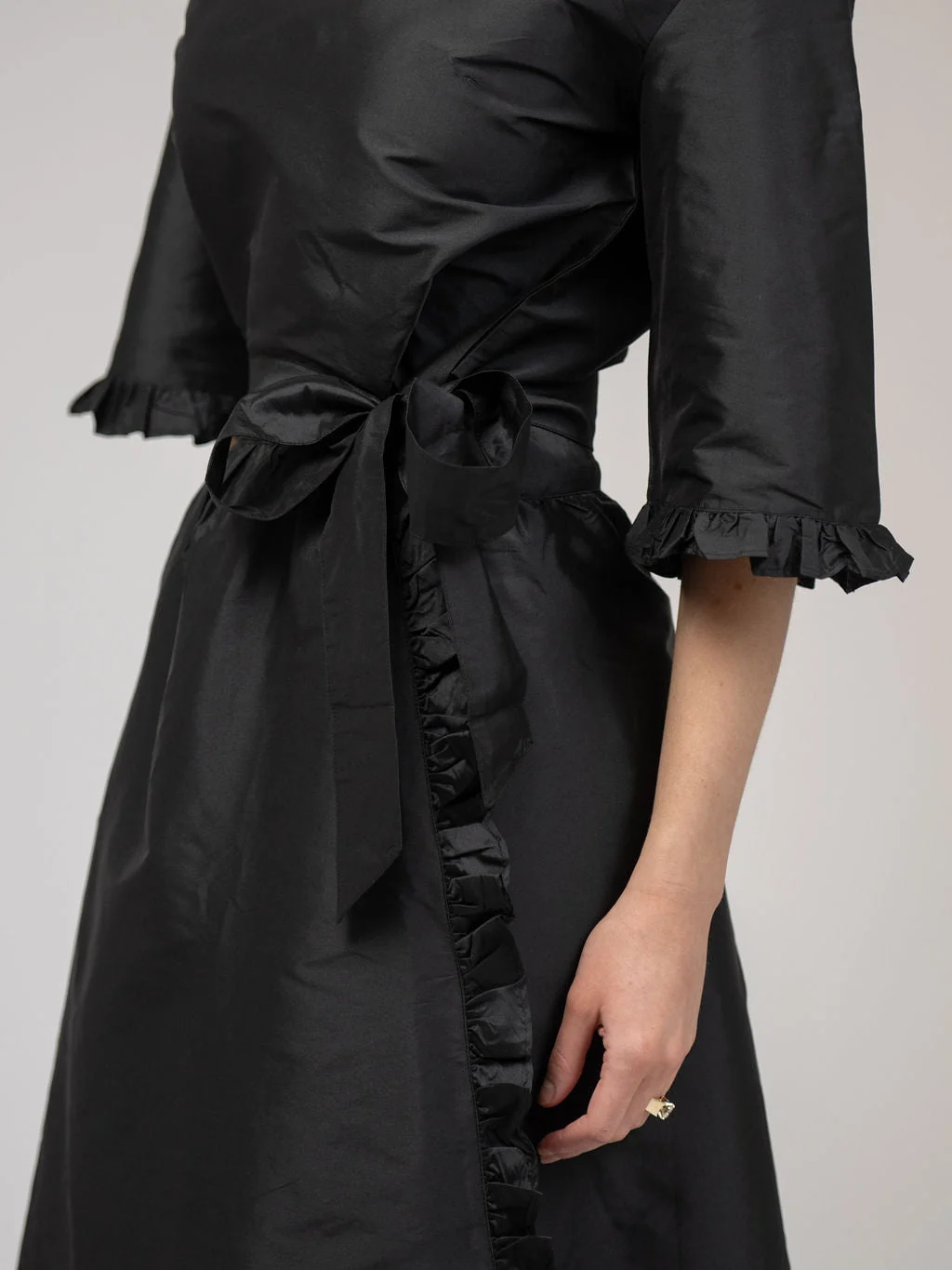 The Waverly Skirt | Black Taffeta - Image 4