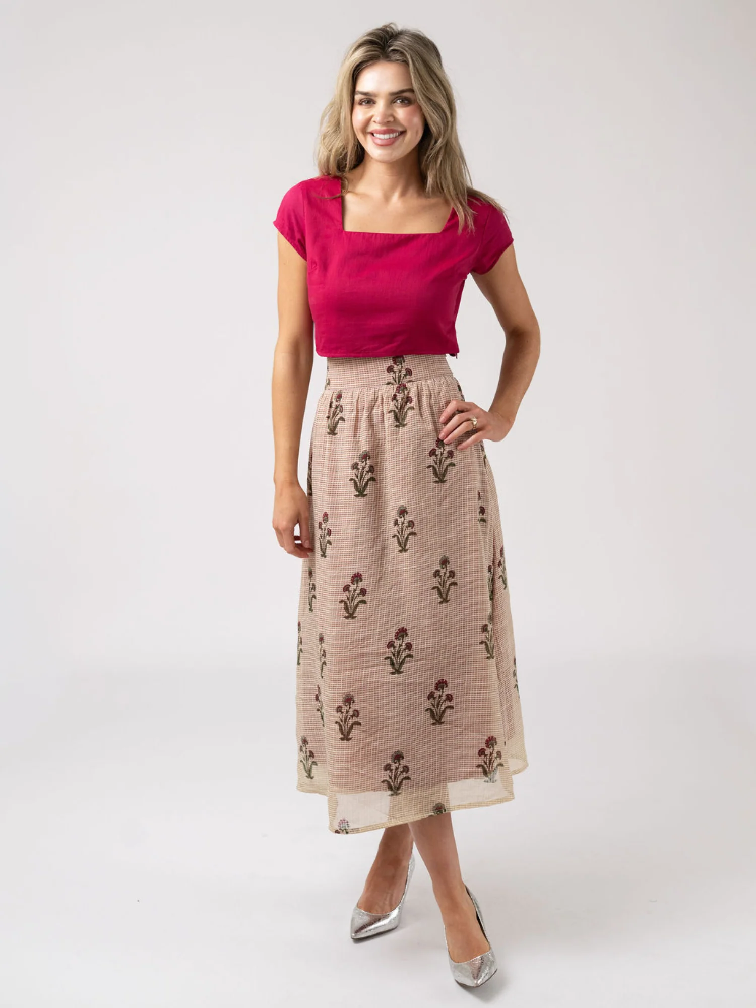 The Nan Top in Fuchsia - Image 2