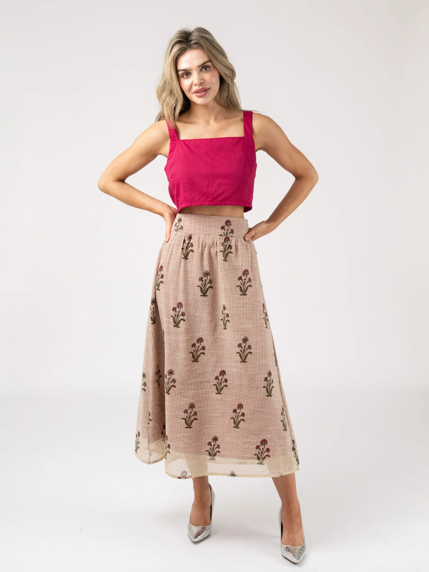 The Markey Tank in Fuchsia - Image 2