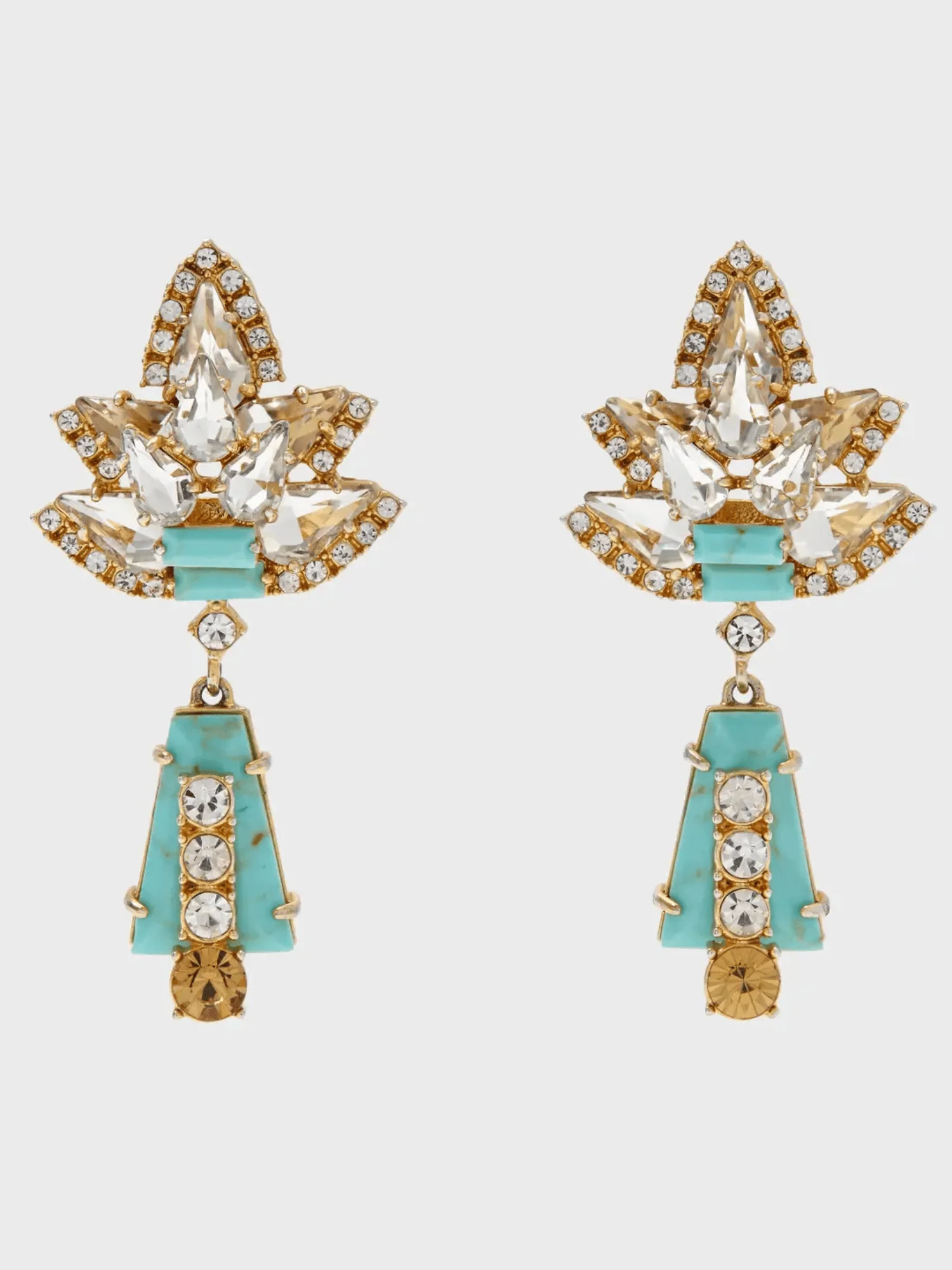 Turquoise Starburst Earrings
