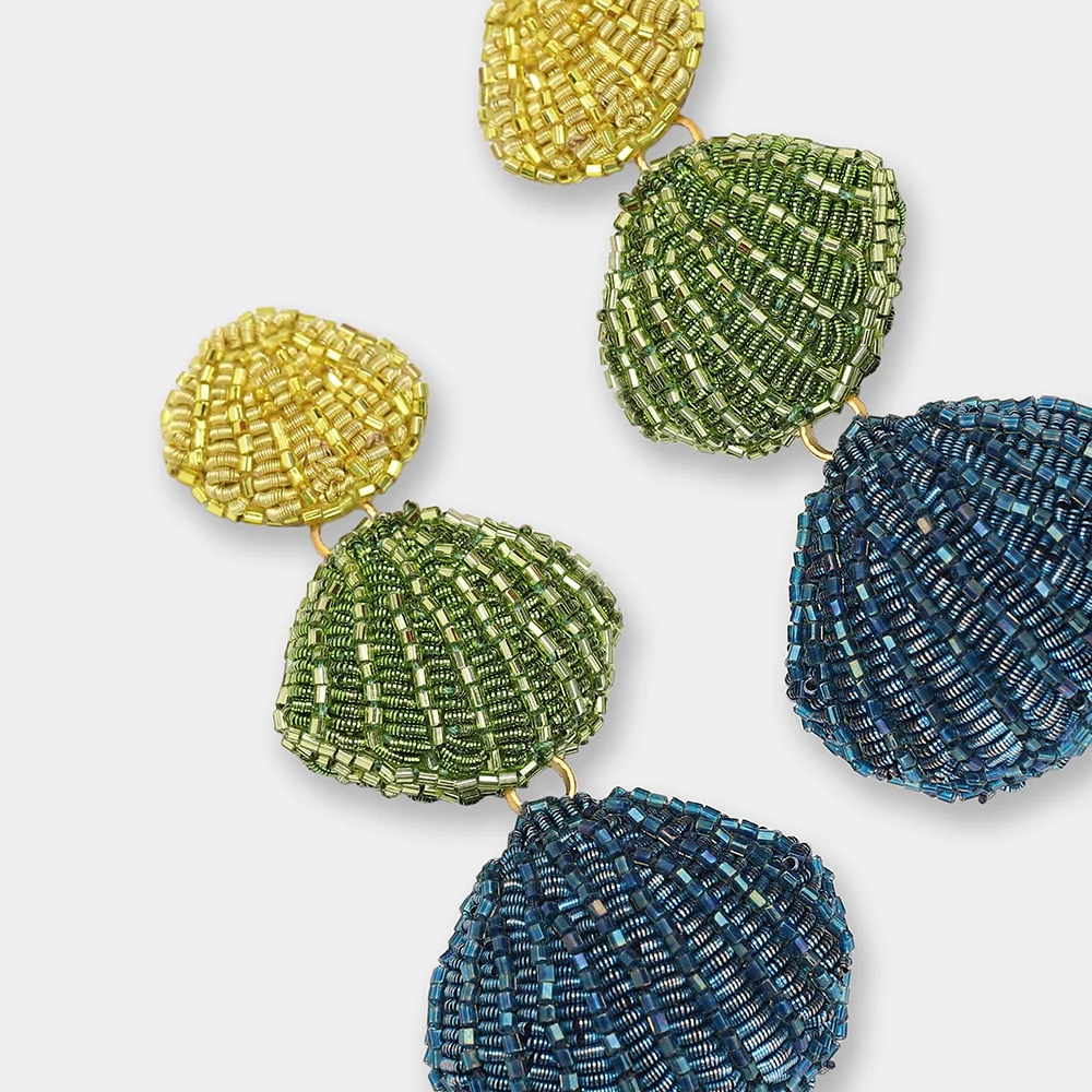 Venus Earrings in Lagoon - Image 2