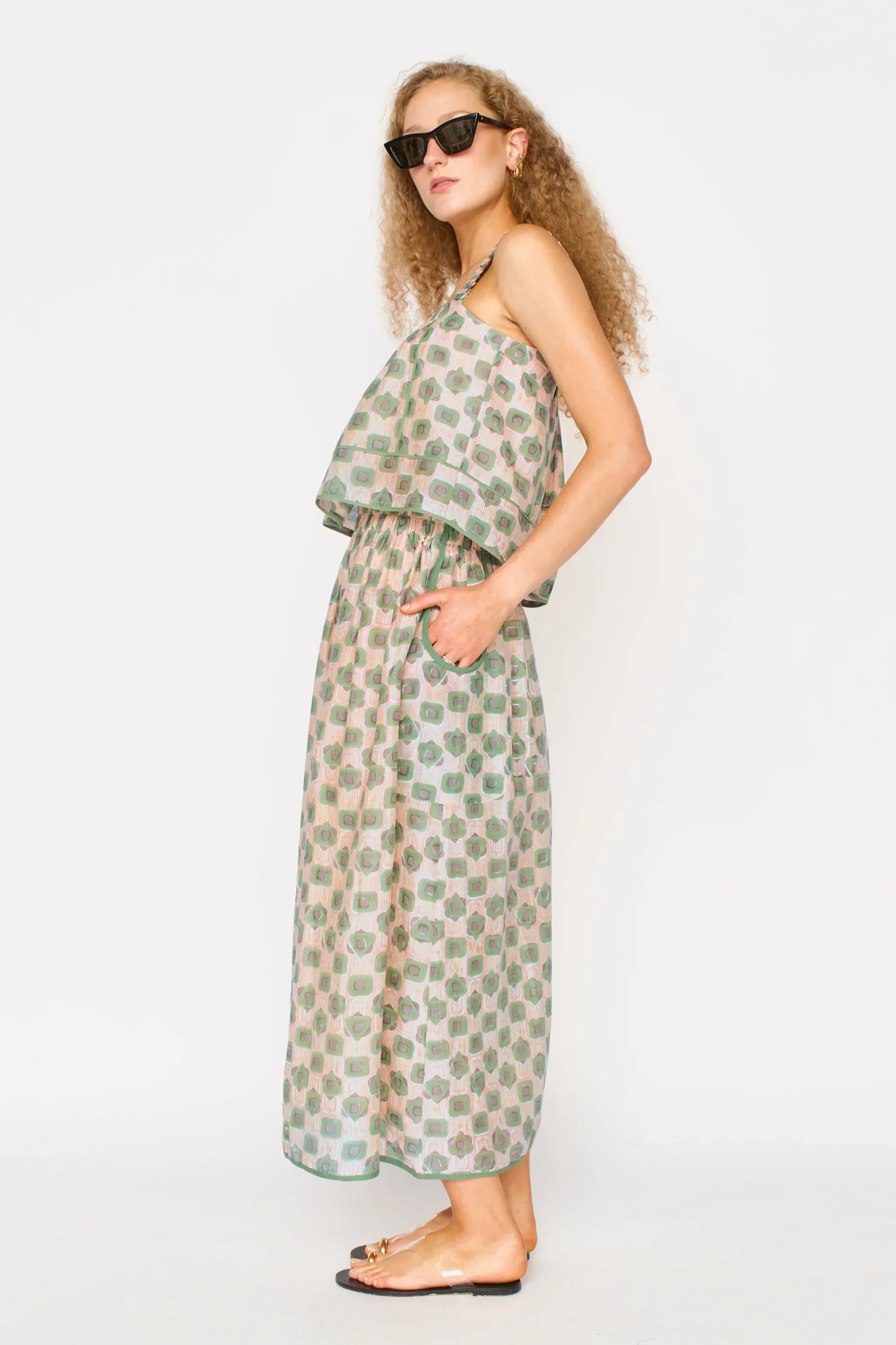 Verona Skirt in Petite Stony Coeur - Image 3