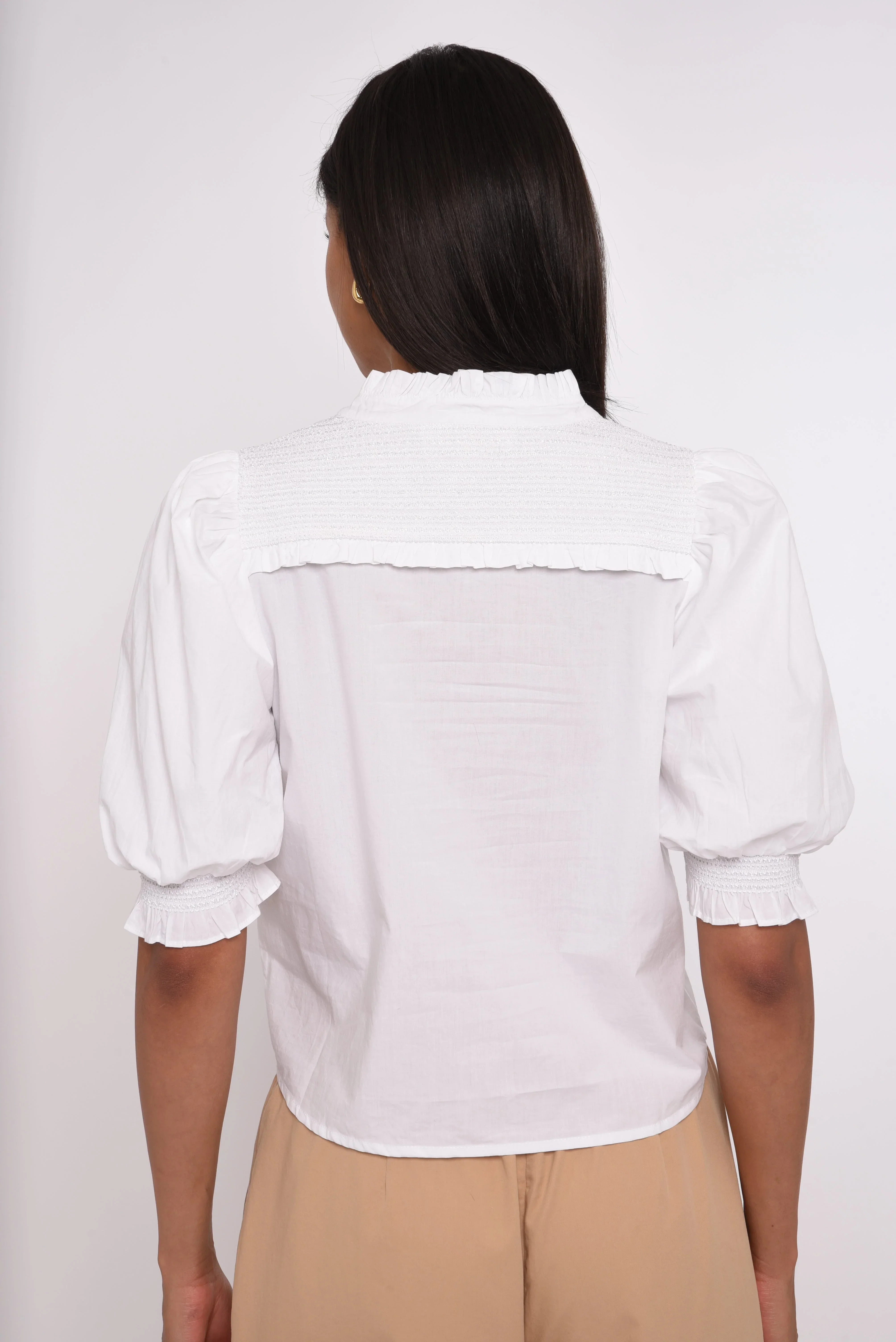 Zinny Top in Bright White - Image 4